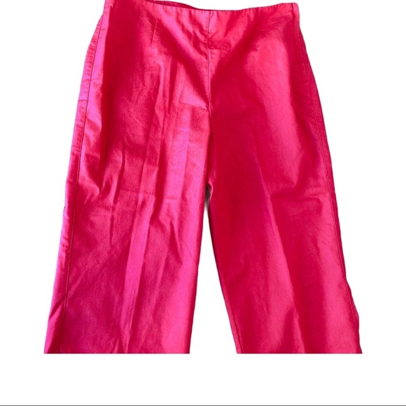 Susan Bristol Silky Feel Cotton Pants Wide Leg 14 Barbiecore Pretty in Pink - Picture 10 of 10